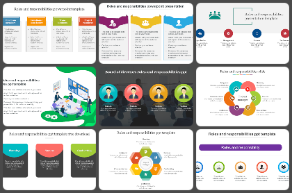 Roles and Responsibility Powerpoint Templates